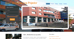 Desktop Screenshot of ju-domzastarijalicaprijedor.com